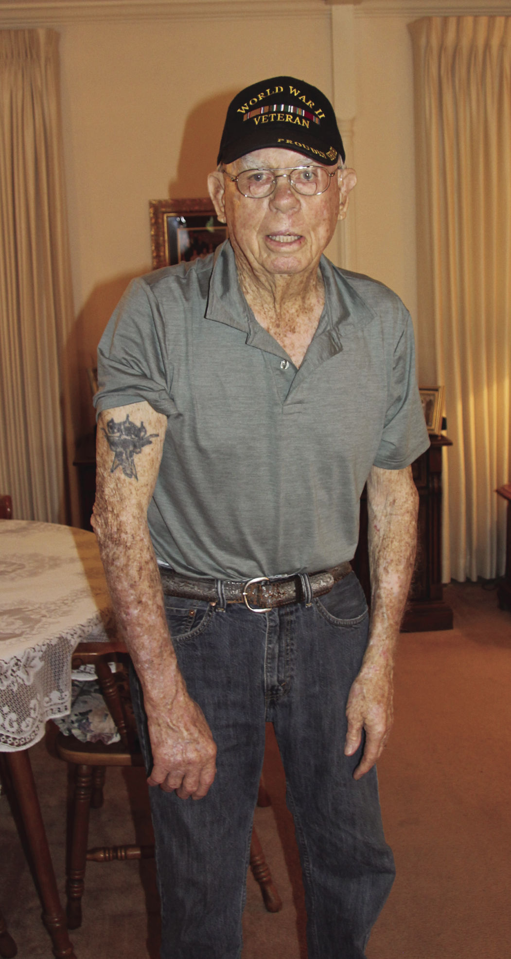 William Caldwell WWII era tattoo
